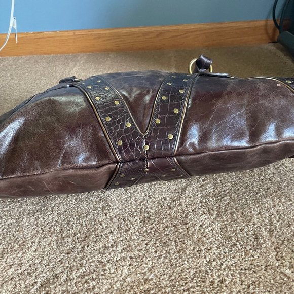 Via Spiga  two tone studded dome satchel - Picture 3 of 10